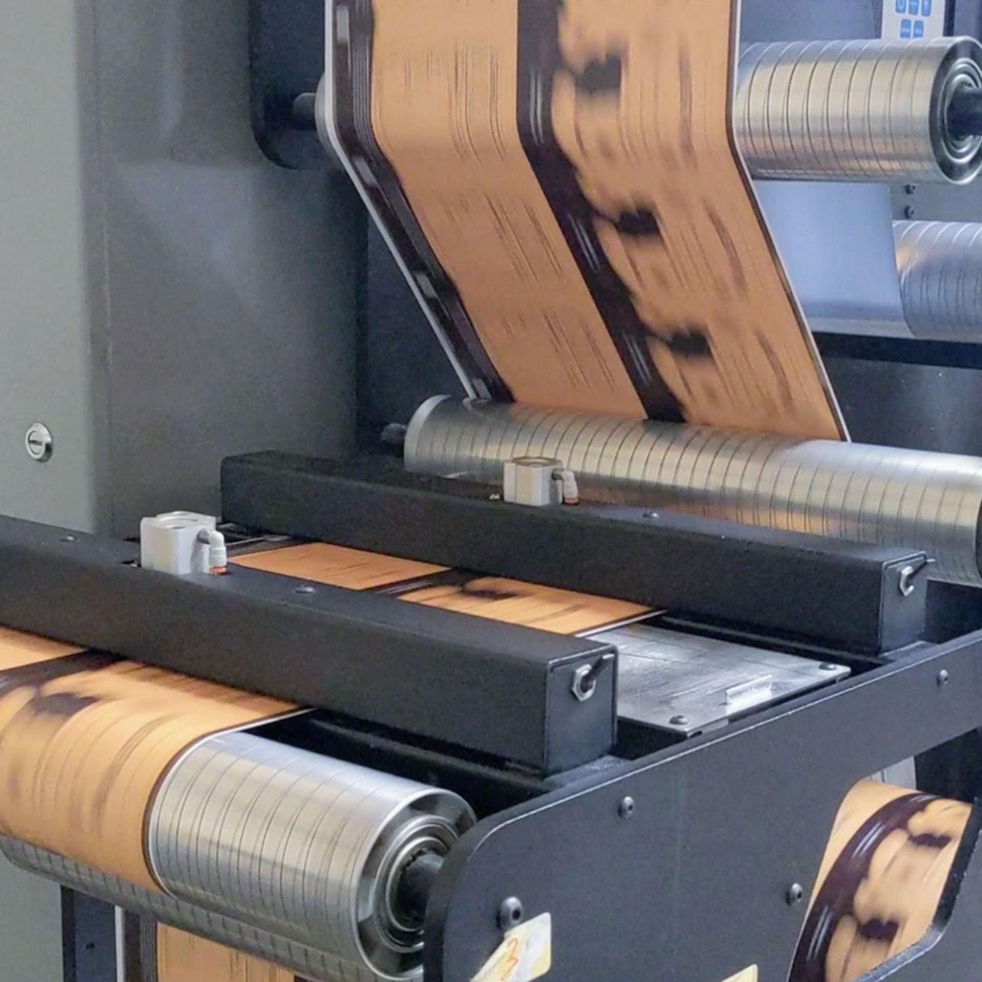 Manufacturing floor at the flexible packaging production facility
