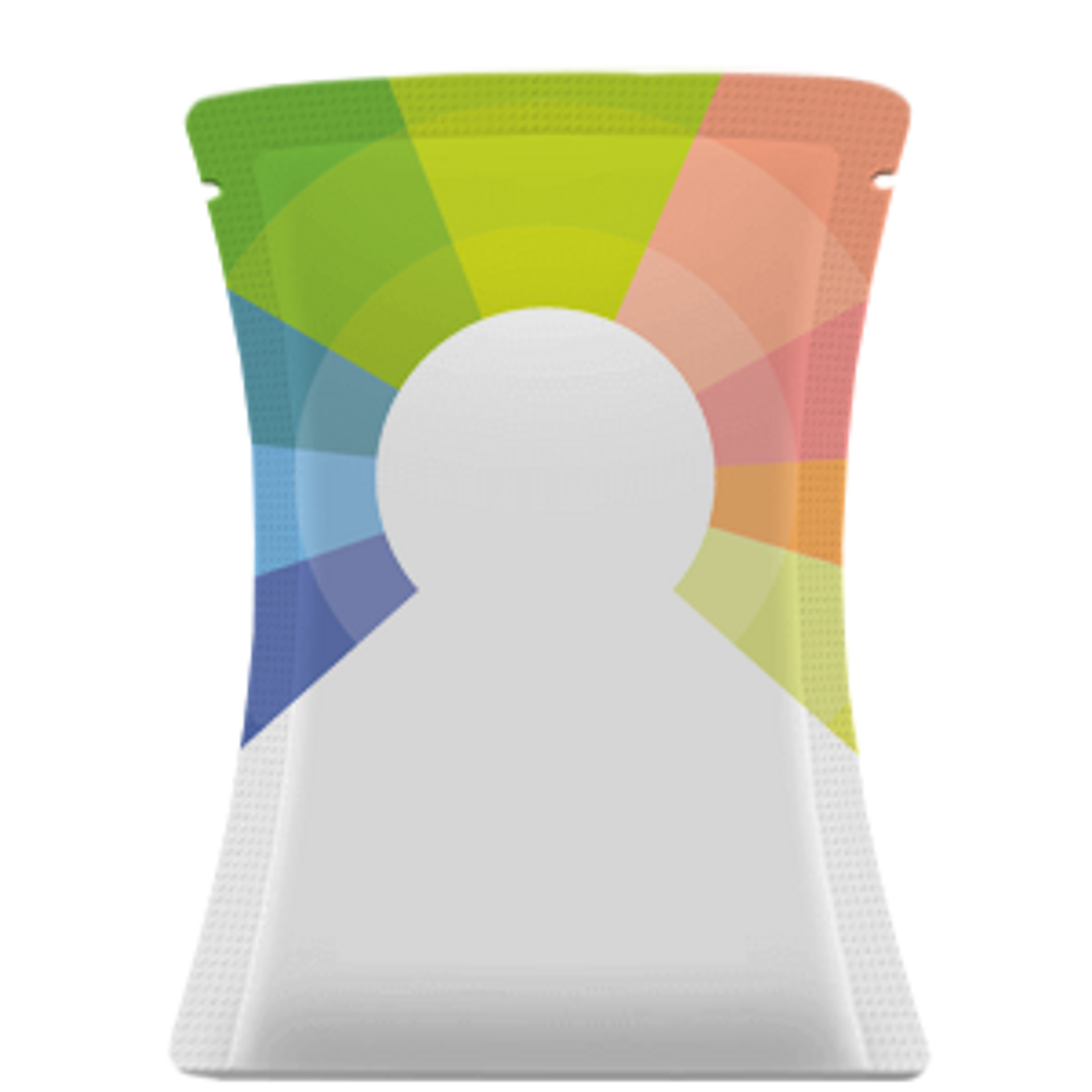Spout pouch for liquid products produced with leak-proof sealing and in-house lamination